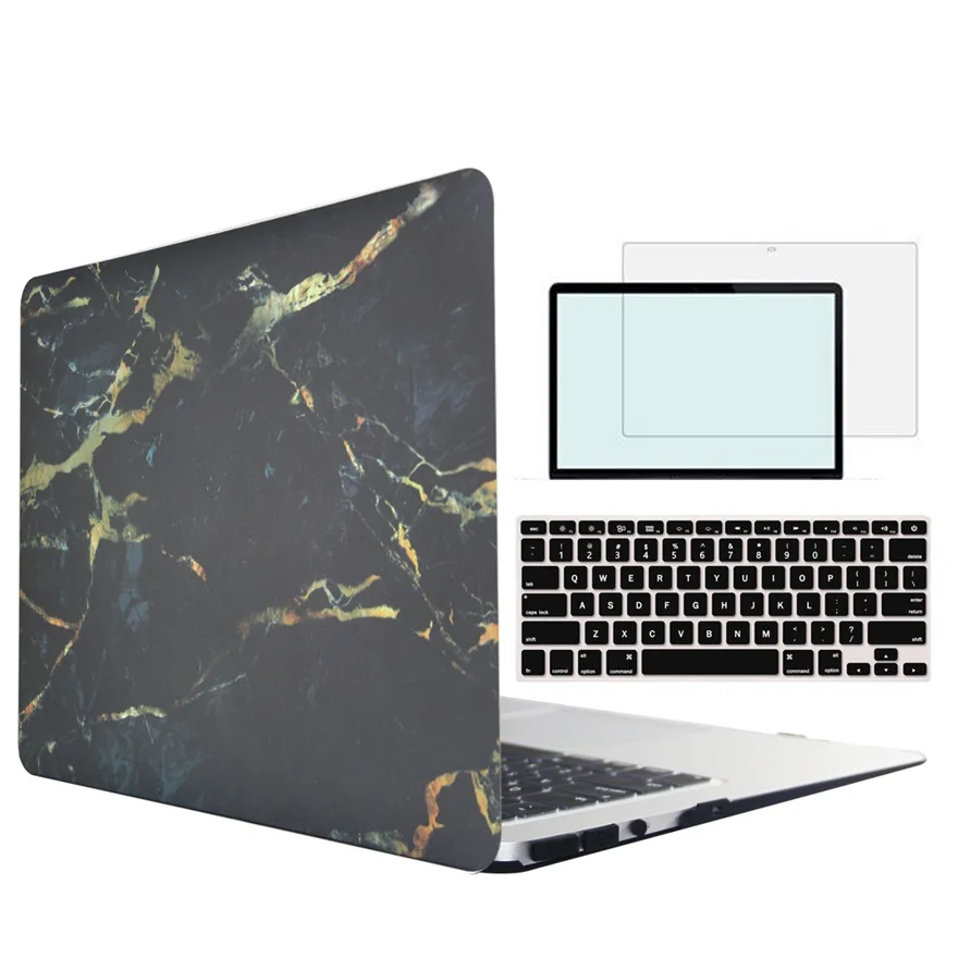 RYGOU чехол с мраморной текстурой для Apple Macbook Air Pro retina 11 12 13 15 дюймов для Mac book Pro 13 15 A1706 A1707 A1708 чехол - Цвет: Marble5