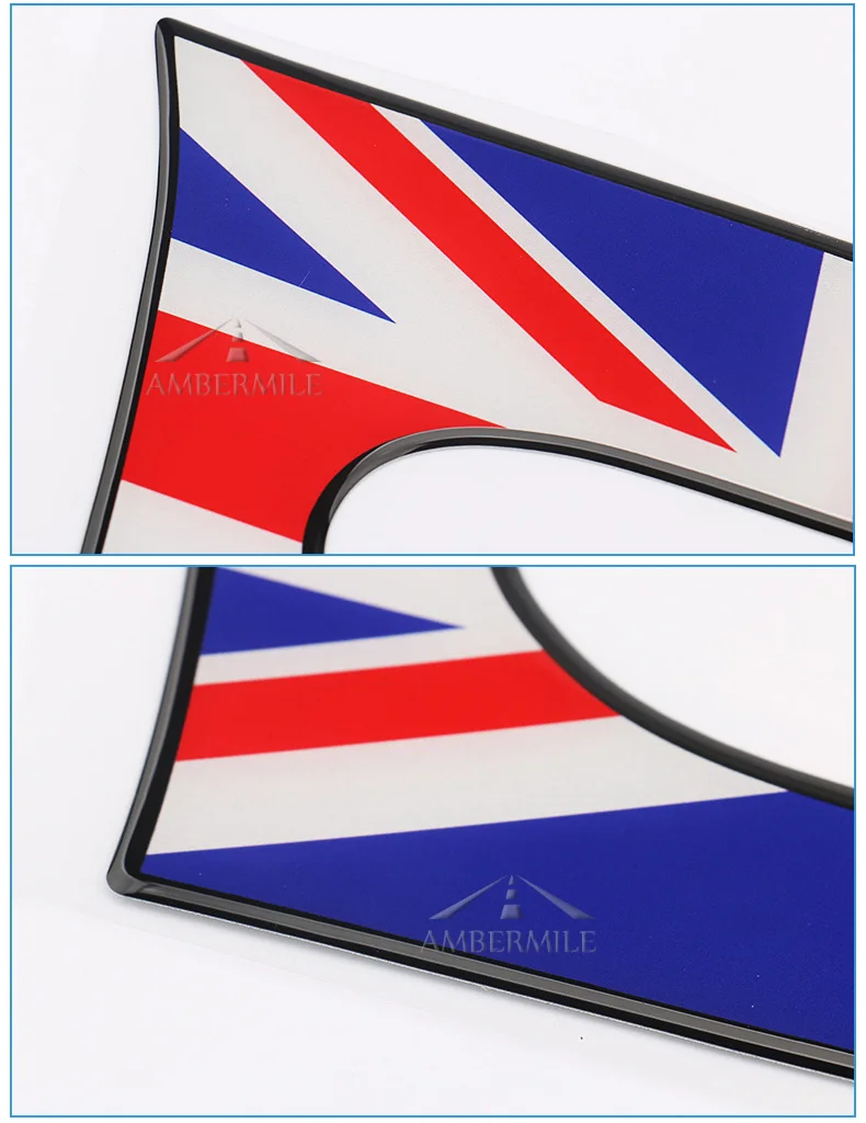 Car Side Plate Wing Fender Stickers Section Decals Covers Decoration for Mini Cooper S F55 F56 Accessories Car Styling (3)