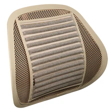 Автомобильные ортопедические массажный эффект casasia Seed Seat Back support подушка для поясницы для стула вентилируемая амортизирующая дорожная машина