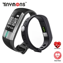 Tinymons G20 ЭКГ мониторинг смарт-браслет кровяное давление часы пульсометр умный фитнес-трекер Браслет для IOS Android
