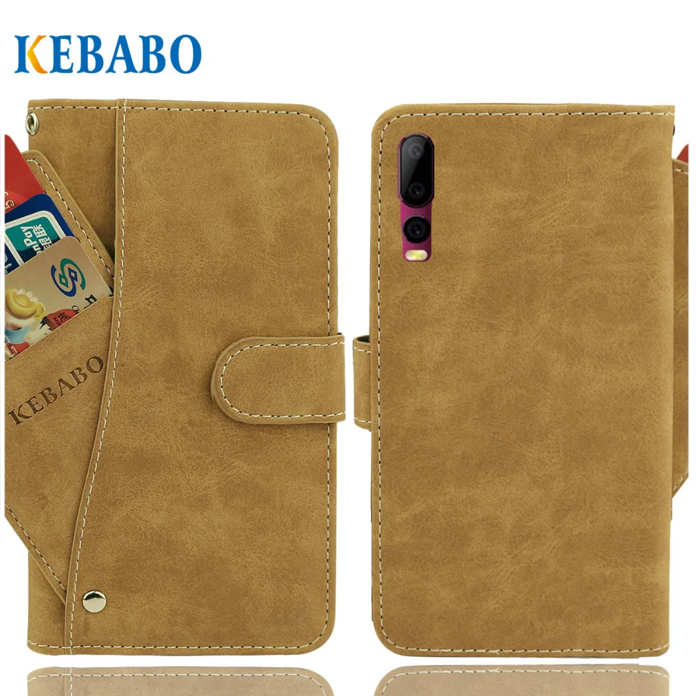 Leather Wallet Elephone A6 Case 6.24&quot Flip Vintage Front Card Slots Cases Cover Business Phone Protective Bags | Мобильные
