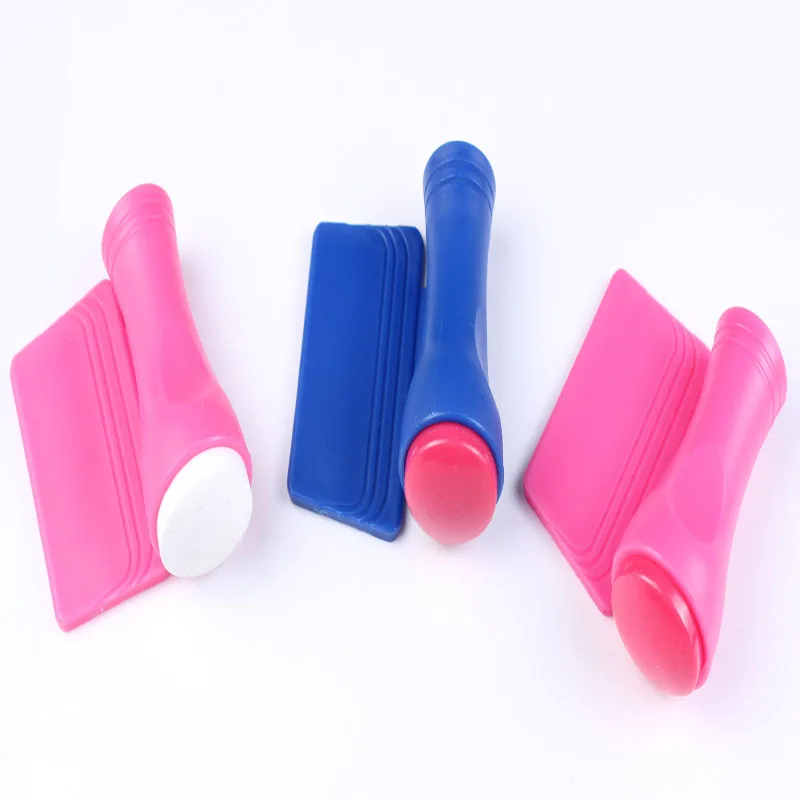 

1 Pcs New Design Nail Image Silicone Stamper + 1 Pcs Plastic Scraper Stamping Polish Template Stamp Manicure Tools W035