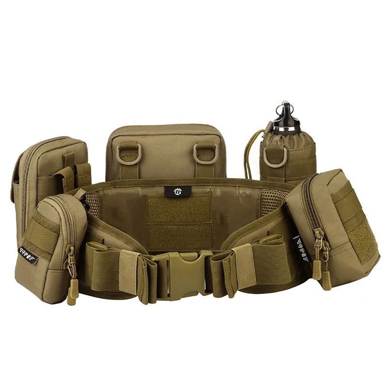 

Men Army Military Camouflage MOLLE Girdle Tactical Outer Waist Belt Padded CS Belt Multi-Use Equipment Airsoft Wide Belts