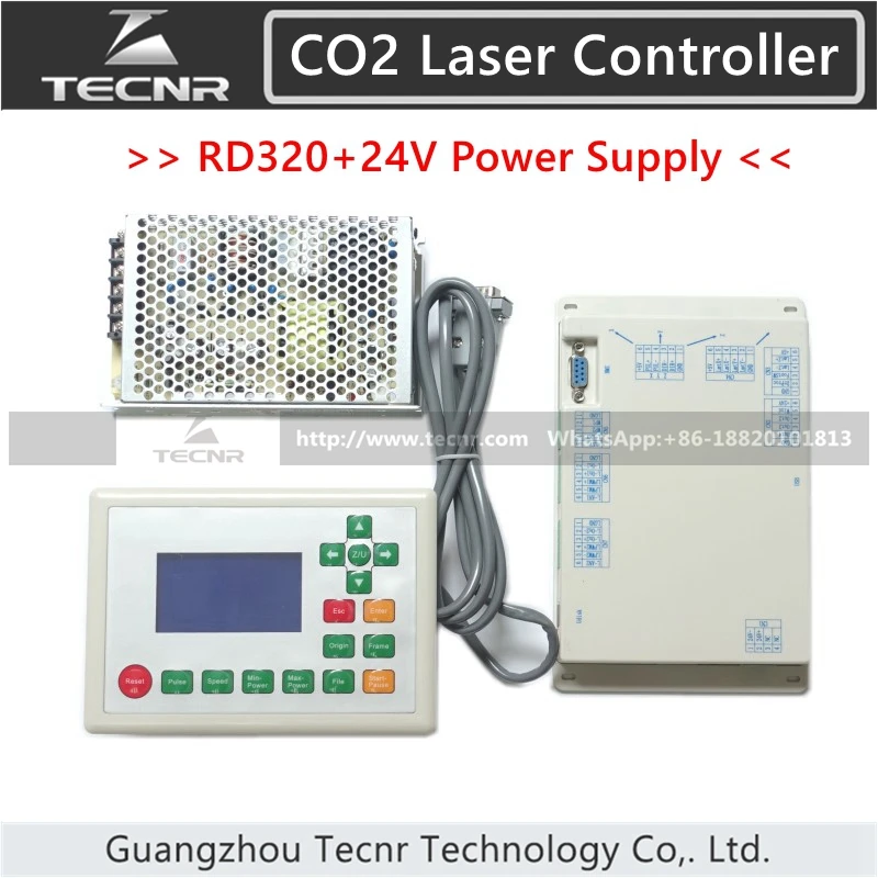 Rd320 Co2 Laser Control System And Meanwell 24v 3.2a 75w Switch Power ...