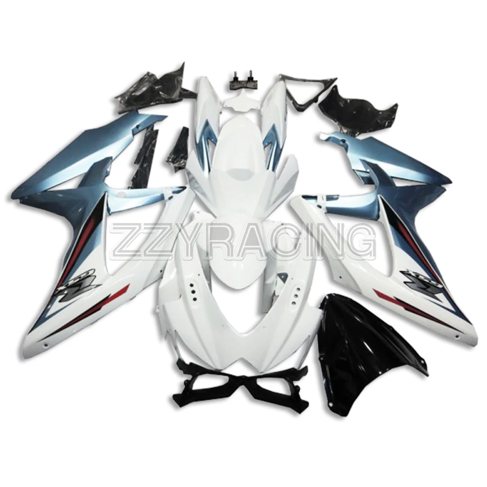 

Injection Fairings Kits for Suzuki GSXR600-750 K8 2008 - 2010 Year Complete ABS Plastic Covers Motorcycle Cowlings Pearl White