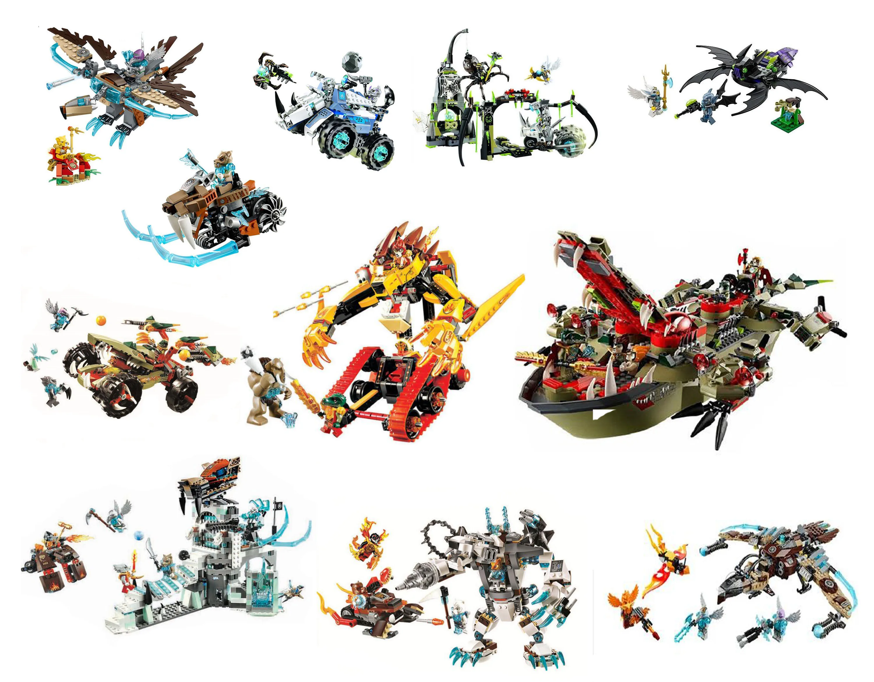 

2019 new Qigong Legendary Animal Editon Chimaed Super Hero Figure Building Block Brick For Children Gift Kid Toy