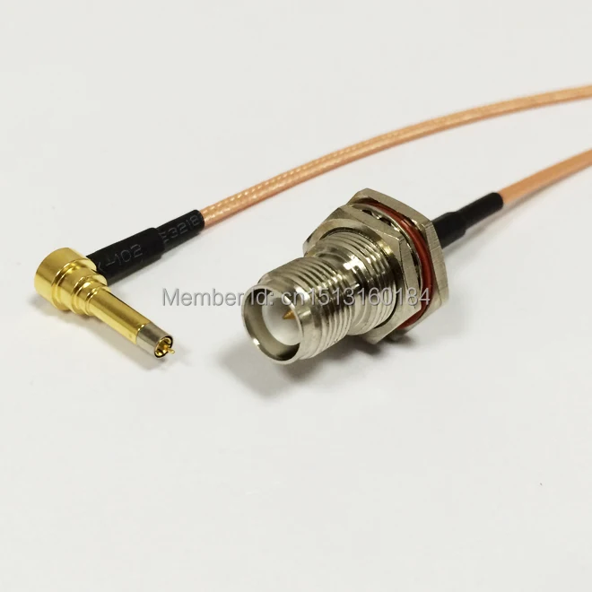 New Wireless Modem Wire RP-TNC Female Jack To MS156 Righe Angle Connector RG316 Cable Adapter 15CM 6inch Pigtail | Мобильные
