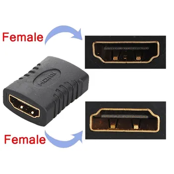 

HDMI female to female adapter coupler connector converter for HDTV 1080P HDMI adapter with ears 3 TYPE for choose 300 PCS