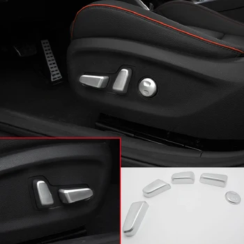 

For Hyundai Tucson 2016 2017 2018 2019 ABS Matte Interior Car Seat Adjustment Cover Trim 5pcs Car Styling