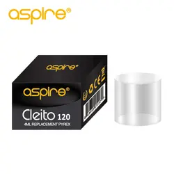 В наличии 100% Оригинал Aspire Cleito 120 Pyrex Relacement Tank 4 мл стандартный 5 продлить стекло трубки для Cleito 120