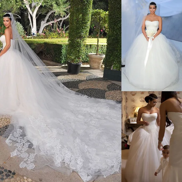 Super Long Train Wedding Dresses