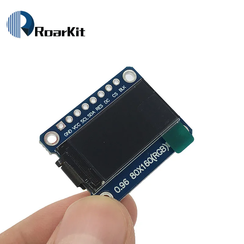 0.96 inch LCD 7Pin IPS SPI HD 65K Full Color LCD Module ST7735 Drive IC 80*160 LCD Not OLED