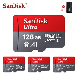 SanDisk microsd 32 ГБ флеш-карта памяти класс 10 microsd 64 Гб tf карта 128 ГБ 16 г tarjeta micro sd carte micro sd Бесплатный считыватель
