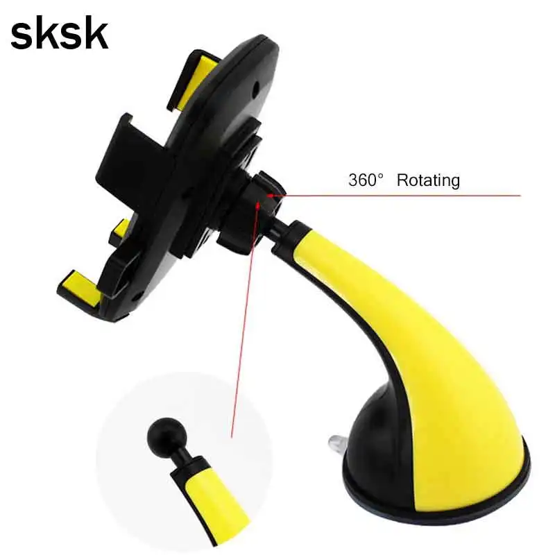 Автомобильный держатель для телефона SKSK крепление на лобовое стекло смартфонов