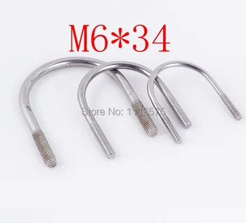 

M6*34,304 321 316 stainless steel U bolt,bolt and nut,climp coupling nuts and bolts fasterner hardware