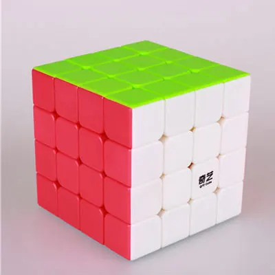 QIYI 3x3x3 магический скоростной Куб 5x5x5 без наклеек, Магический кубик 2x2x2, карманный кубик-головоломка, профессиональный кубик 4x4x4 qiyi, развивающие игрушки - Цвет: 4x4x4 stickerless