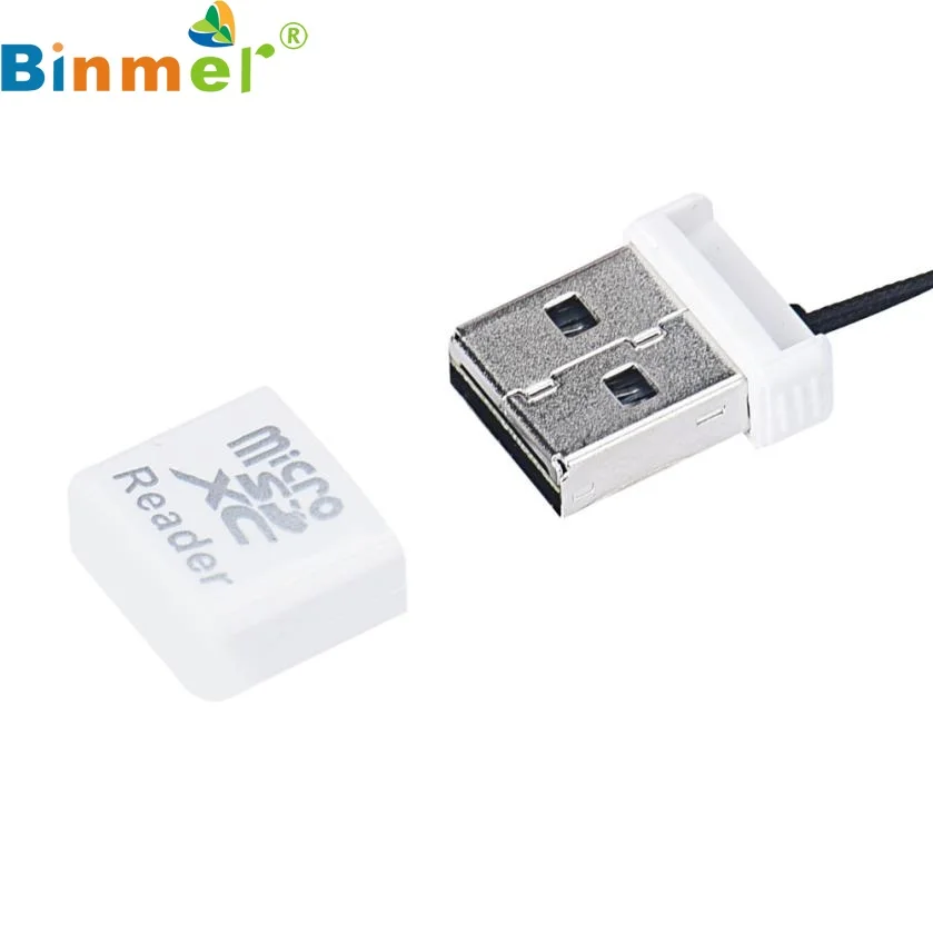 Красивый подарок Новый Белый Мини Супер Скорость USB 2.0 Micro SD/SDXC TF Card Reader адаптер Оптовая цена mar21