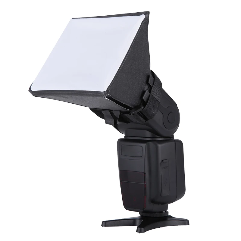 Portable Photography Flash Diffuser Mini Softbox Kit for Canon Nikon