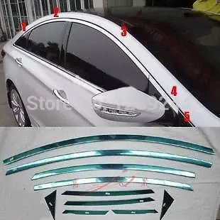 

Stainless steel Window Chrome Molding sill Lines For Hyundai Sonata 8 2011 2012