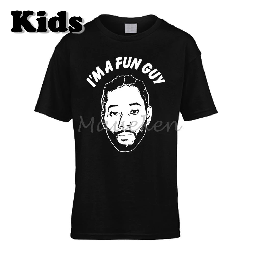 

Kids T-shirt KAWHI LEONARD 2 I'M A FUN GUY Los Angeles we the north Clothes T Shirt Youth boys girl tshirt o-neck tee W19050304
