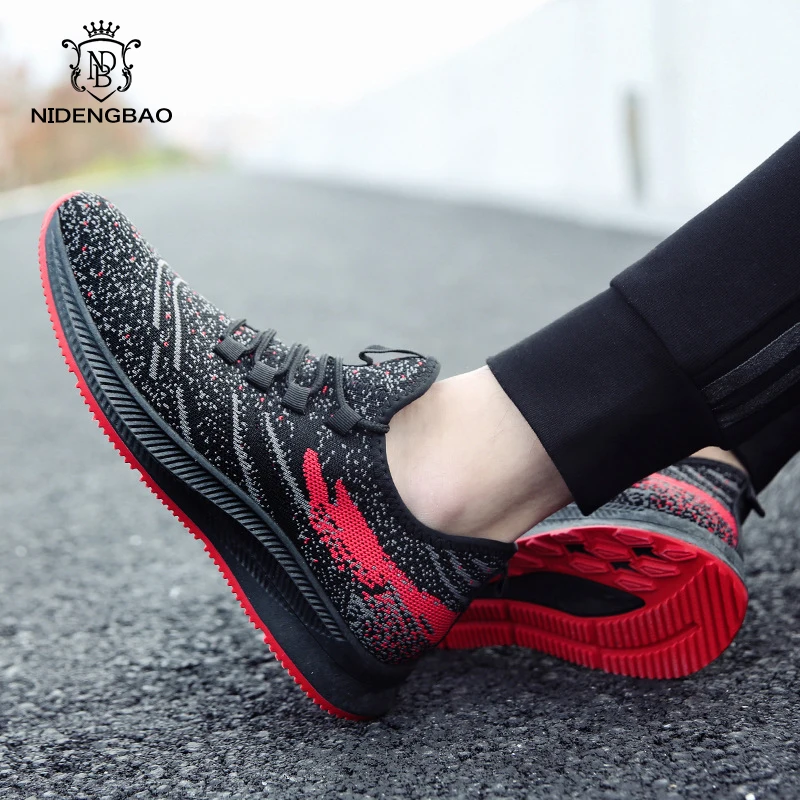 Fly Knit Camouflage Men Casual Shoes Breathable Lightweight Men Shoes Candy Colors Big Size 46 Sneakers for Men Zapatos Hombre