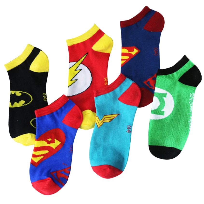 Super hero носки Модные Стиль США спасение hero Art Мстители Для женщин и Для мужчин женские короткие носки, распродажа