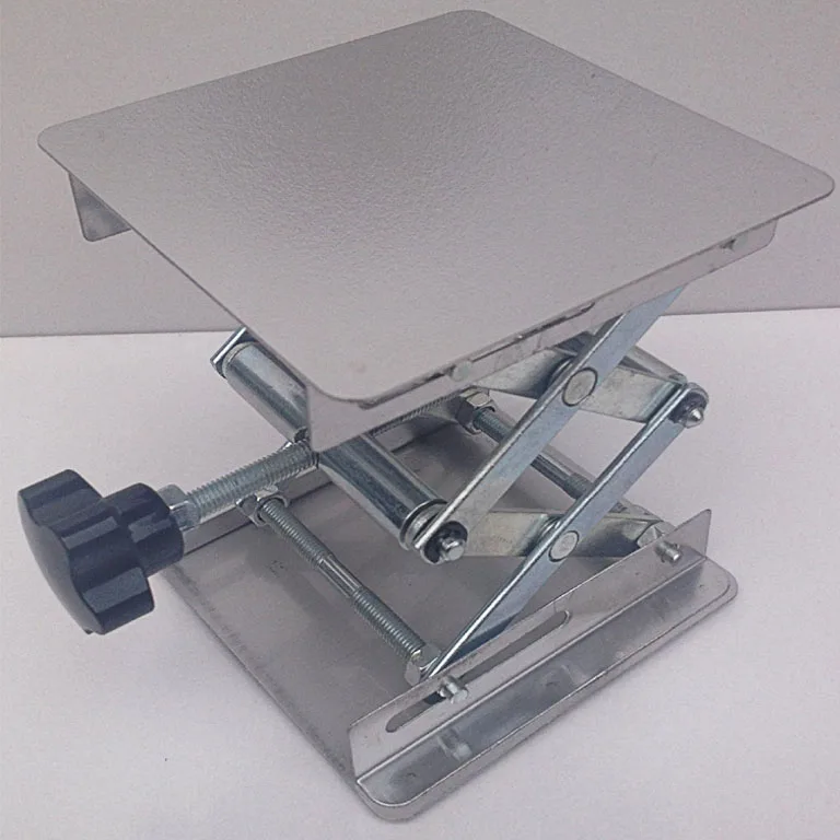 " x 4" Алюминиевый маршрутизатор подъемный стол деревообрабатывающий гравировальный лабораторный подъемный Стенд стойка подъемная платформа