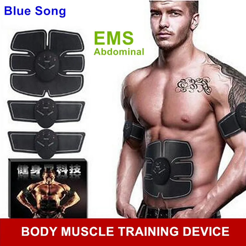 

Multi-Function EMS abdominal exerciser Device Hous abdominal muscles intensive training Electric Weight Loss Slimming Massager