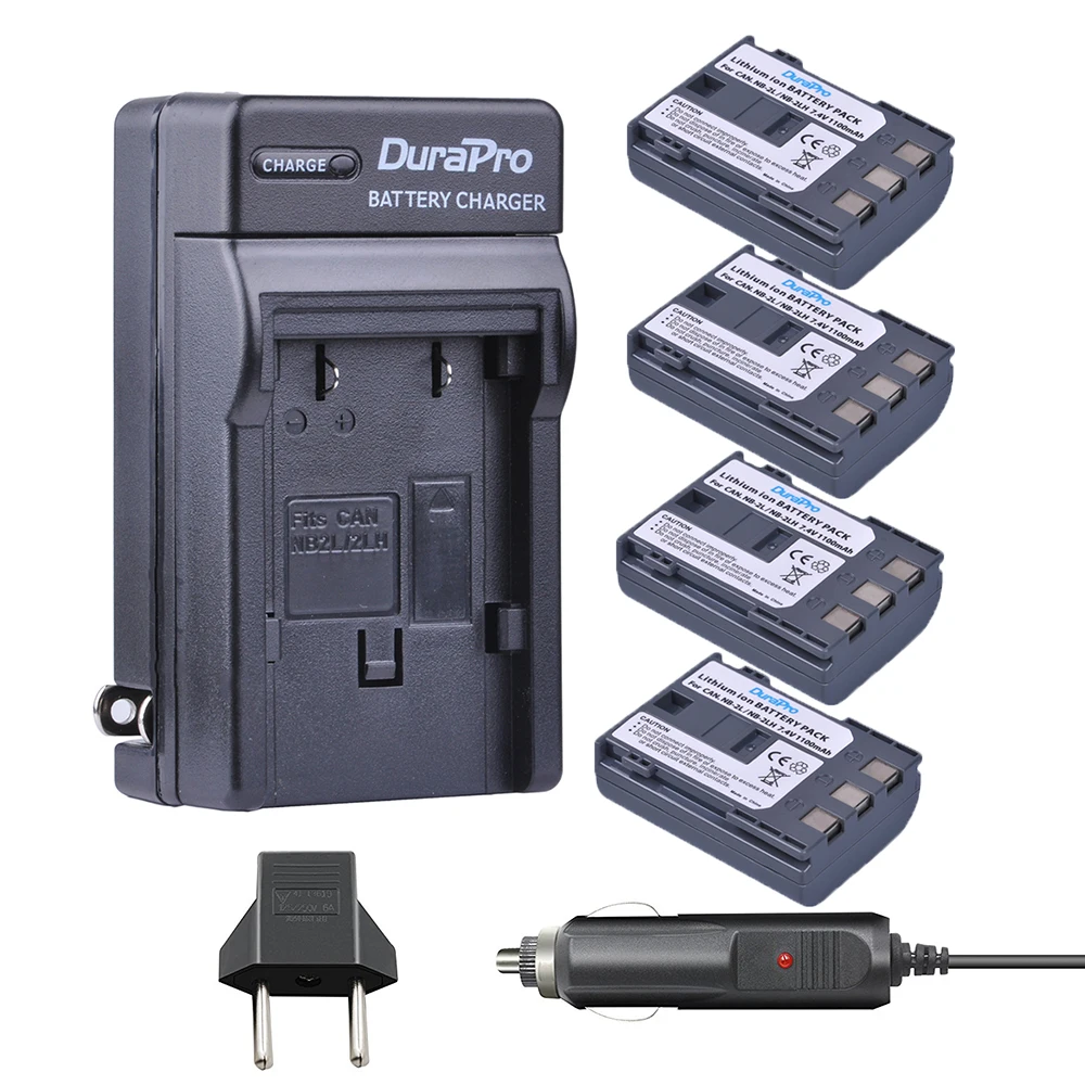 Replacement Battery /& Charger Set for Canon HV20 Camera Replacement Canon NB-2LH Battery /& Charger Kit