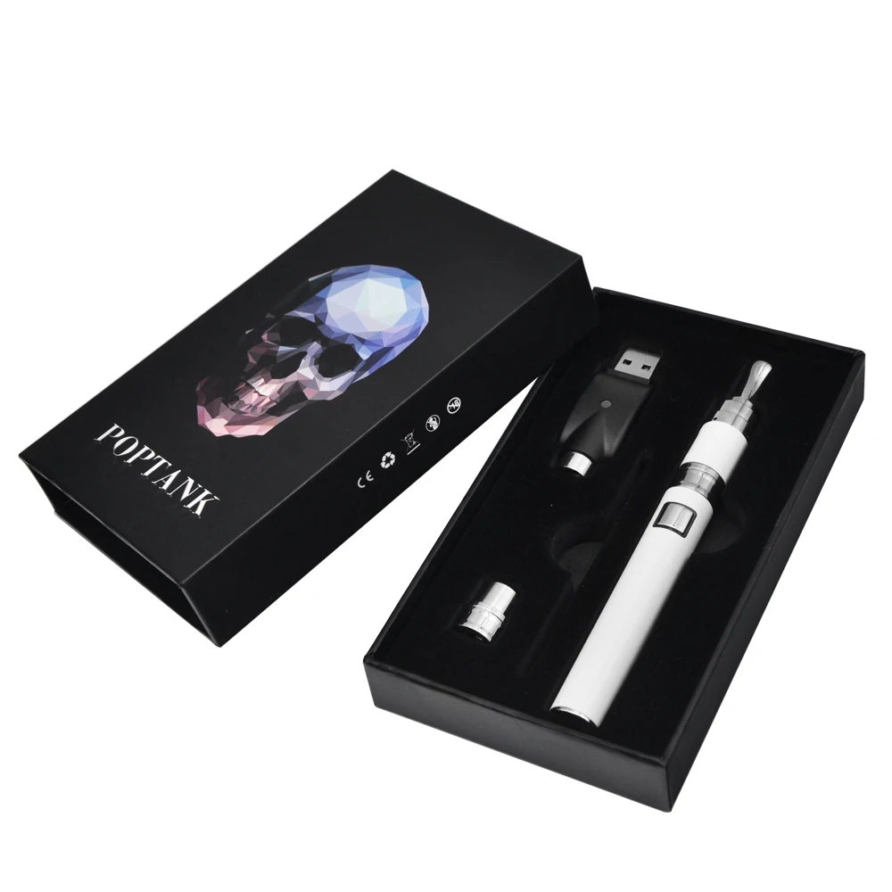 Longmada Pop Tank Super Slim Battery Ceramic Heating Coil Atomizer Dab Pen Starter Kit Chamber Vaporizer Wax Vapor Core 510 Longmada Pop Tank Super Slim Battery Ceramic Heating Coil Atomizer Dab Pen Starter Kit Chamber Vaporizer Wax Vapor Core 510