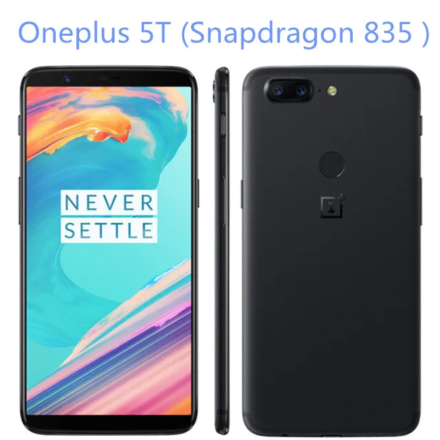 

Oneplus 5T 6.01"18:9 AMOLED Full Screen Smartphone 6/8GB 64/128GB Snapdragon 835 20MP Dual Cam Android 7.1 Face ID NFC cellphone
