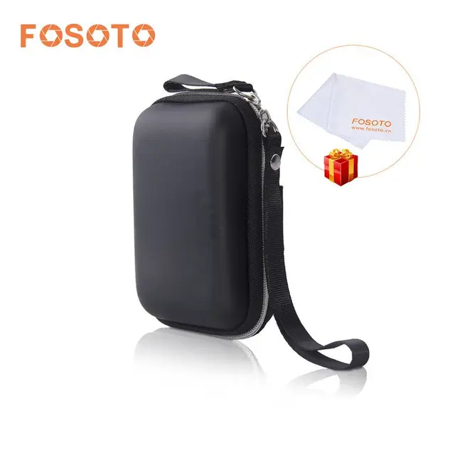 Fosoto New Portable Mini Hard Storage Bag Shoulder Strap Eva Pu Bags Fosoto New Portable Mini Hard Storage Bag Shoulder Strap Eva Pu Bags For Earphone Headphone