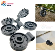 Tewango 5/10/20/50pcs-Pack парниковая пленка зажим для борьбы с вредителями чистая теневые паруса конфиденциальности Экран брезентовое укрытие Повесить Клип мгновенный втулка садовый инвентарь