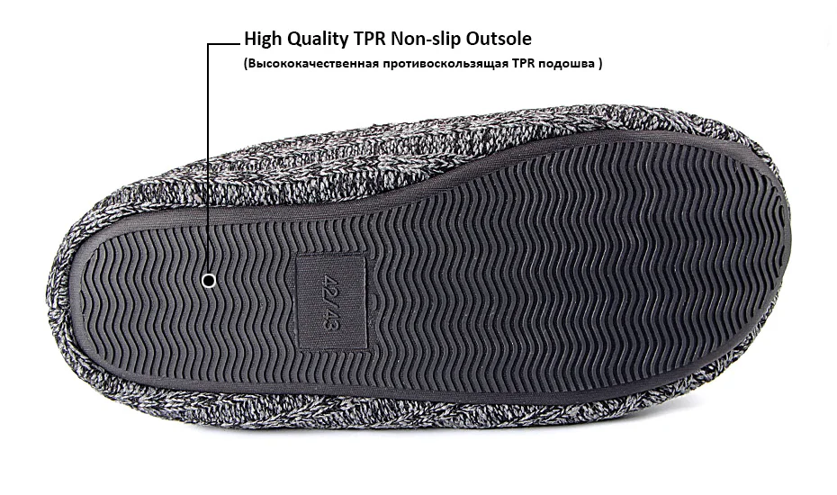 CONYMEE/зимние домашние тапочки; мужские хлопковые кроссовки для дома; Erkek Terlik Pantufas; большие размеры; вязаные теплые плюшевые тапочки; мужская обувь