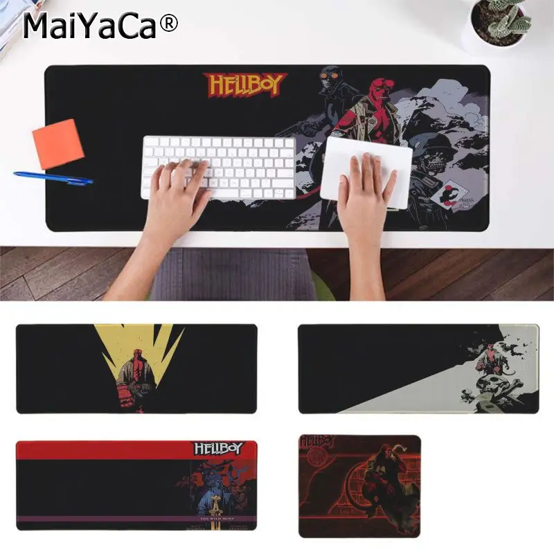 

Maiyaca Boy Gift Pad Hellboy Office Mice Gamer Soft Mouse Pad Free Shipping Large Mouse Pad Keyboards Mat