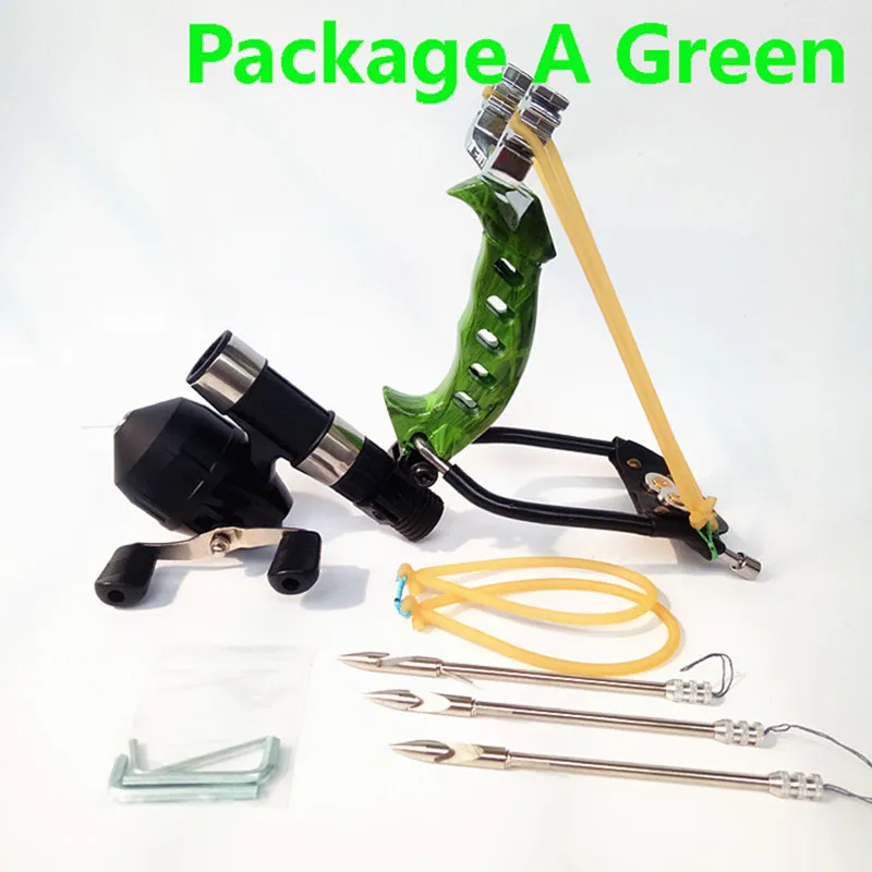 NEW High Velocity Hunting Fishing Slingshot Shooting Catapult Arrow Bow