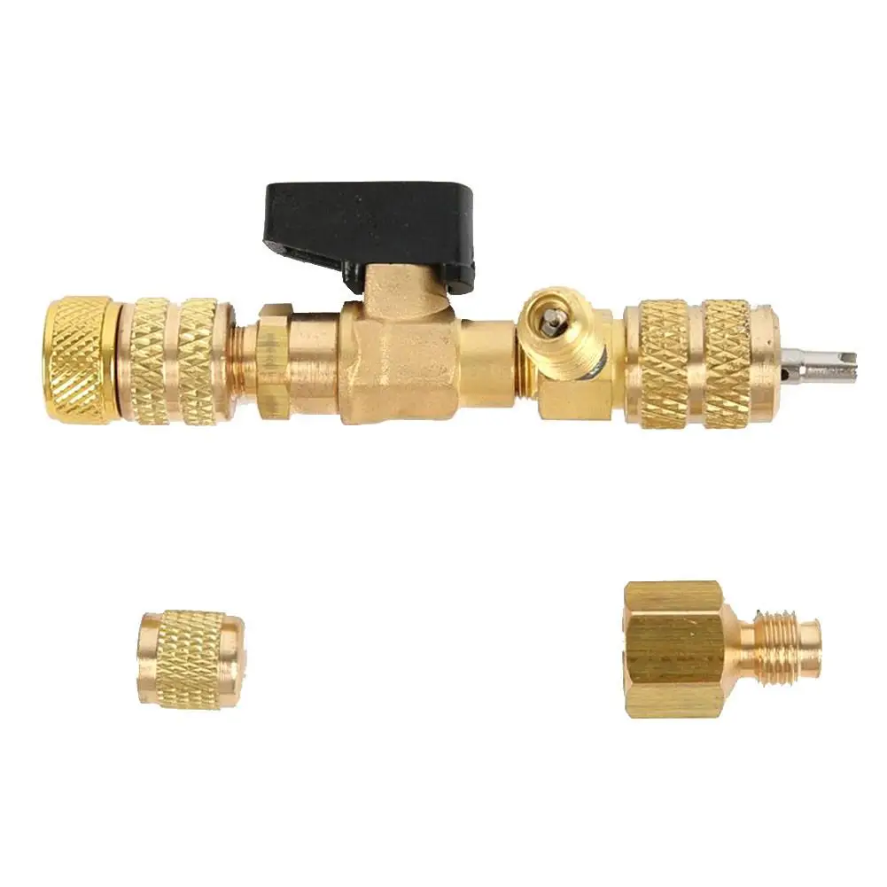 

Copper Car Air Conditioning Valve Core Quick Remover Installer High Low Side Schrader Valve Repair Valve Core Remover Tool