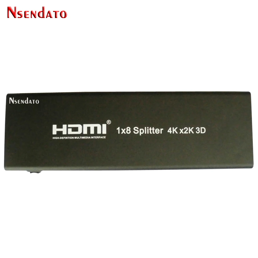 HDMI сплиттер Nesendato 1x8 4K x 2K 1 In 8 Out коммутатор конвертер с DC адаптером поддержка 4k 3D