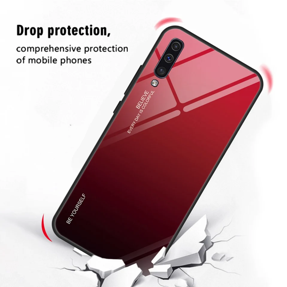Glass Case For Samsung Galaxy A50 A30 M30 M20 S8 S9 S10 Plus S10e Note 9 8 Cover Case For Samsung J4 J6 J8 A8 A6 Plus A9 A7 2018 (4)