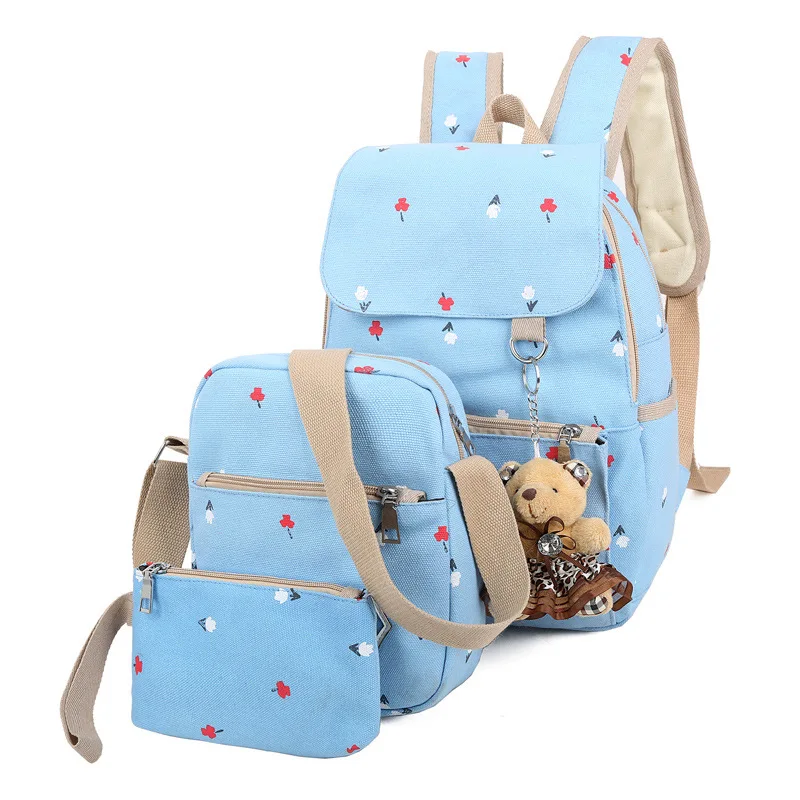 Mochilas Yk вебе leik бренд рюкзак Для женщин печати Рюкзаки подросток школьные сумки
