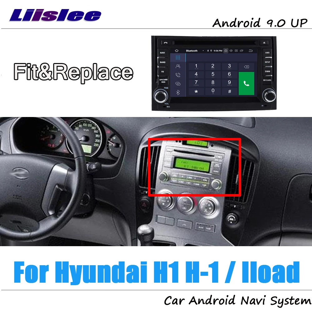 Flash Deal Liislee Android 9 4+32G For Hyundai H1 H-1 Iload 2007~2012 Stereo Car Video Carplay GPS Navi Map Navigation System Multimedia 2
