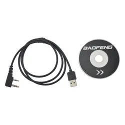 Baofeng DM-5R DMR цифровая рация USB Кабель для программирования с CD-драйвером