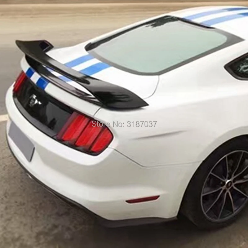 Для Ford Mustang 2015 2016 2017 Высокое качество ABS Пластик задний спойлер на крыло крышу