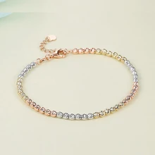 Sinya Au750 браслет с золотыми лазерными бусинами для маленьких детей, девушек, женщин, длина от 12 до 22 см, 18k диаметр золотых бусин 2 мм