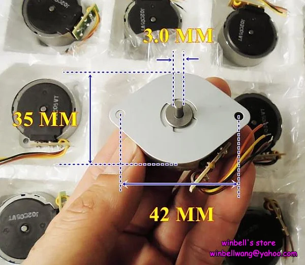 

Original Japan 35mm stepping motor 2-phase 4-wire 12V round stepper motor L6HAYYYK0023 new ,in stock~