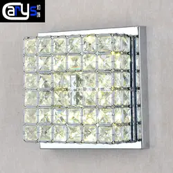 Оптовая продажа светодио дный прохода лампы нержавеющая сталь площади кристалла потолочный светильник, прихожая коридор огни Taobao