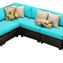 Алюминиевый ручной работы рама плетеная ротанговая уличная мебель