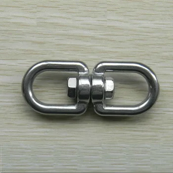 

m6 SS304 Stainless steel rigging fast hook eye splice connection loops clip climbing track chain link M6
