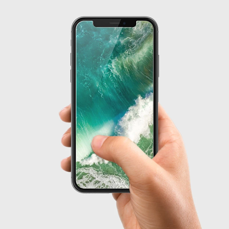 

For iPhone X XS Tempered Glass Screen Protector Case For iPhone 7 8 Plus Screen Protector Scracth-Proof Glass Cover Caqa Couqa