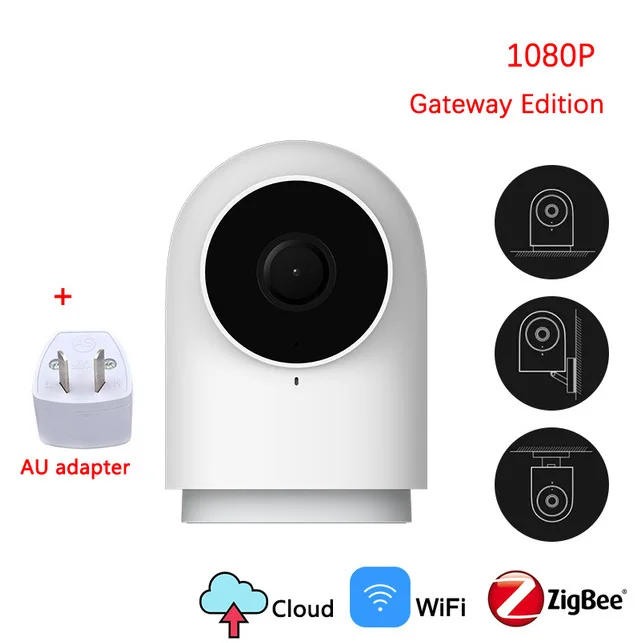 Xiao mi Aqara G2 камера Smart Gateway Hub с шлюзом 1080 P 140 градусов для mi Home APP Smart homeKit Wifi беспроводной облачный - Цвет: Add AU Plug